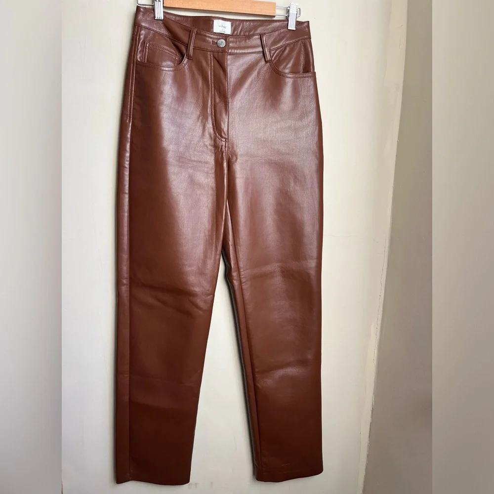 aritzia wilfred melina vegan leather pants - Picture 2 of 12